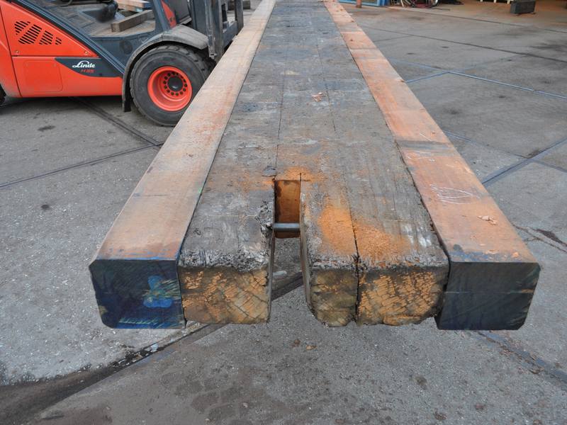 Crane mats can be repaired with new side beams. 